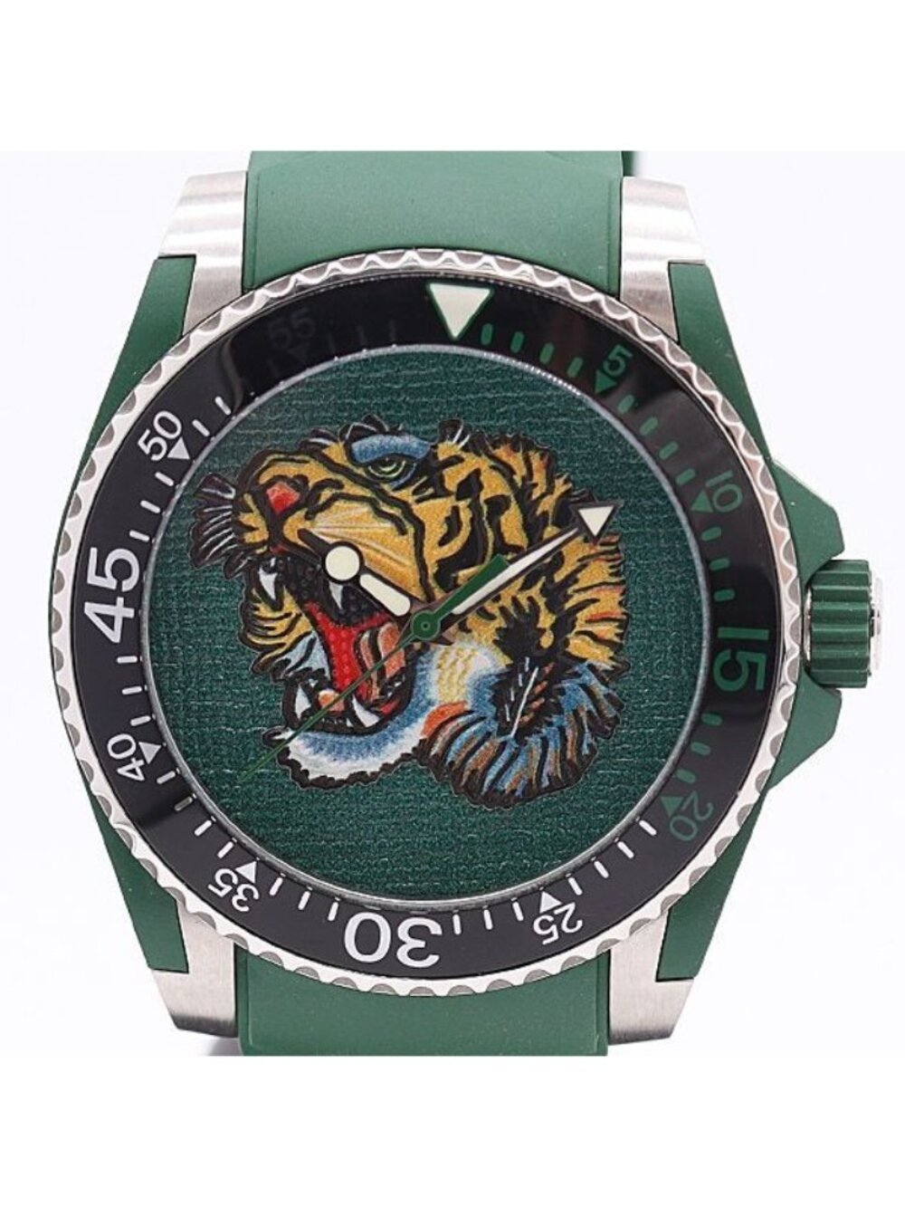 Gucci 136.3 Green Dial Watch